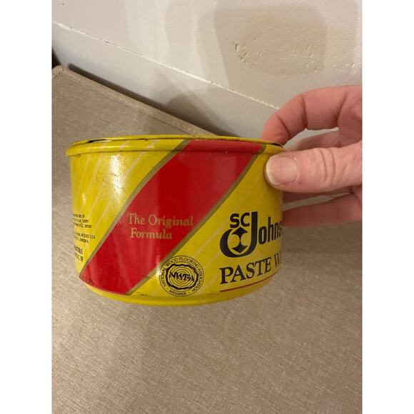 SC Johnson Paste Wax The Original Formula-Now Discontinued- 16 oz, 40% Full - Picture 3 of 6